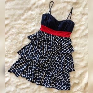 Multi-layer Mini Dress with Bow